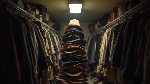 Quinze casquettes et aucune place : la pile dans le placard est une fausse bonne idée