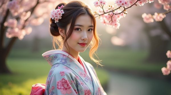 Reconnaître un kimono femme dont la coupe tombe vraiment bien
